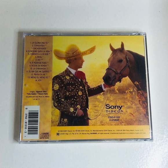 CD Alejandro Fernandez - Grandes Exitos A La Manera De Alejandro Fernandez - Picture 3 of 3